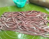 Foto langkah ke 4 dari resep Fresh pasta (natural food coloring from vegetables 🍅).