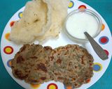 A picture of step 5 of Singhare Atta Aur Aloo ka Paratha (Vrat Special).
