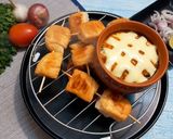 A picture of step 10 of Pav bhaji fondue.