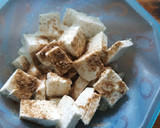 A picture of step 1 of Mutter paneer makhanwala.