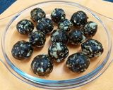 A picture of step 7 of No Bake Energy Bites with Dates and Nuts.