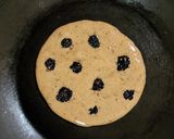Foto del paso 6 de la receta: 💜🥞Pancakes de banana, cacao y moras 🥞 Sin azúcar añadida, naturalmente endulzados 🥞💜