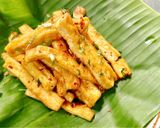 Hình bước làm 5 của món Đậu Phụ Xào Sả Rau Răm