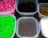 Hình bước làm 6 của món Chè sương sáo, bánh lọt, củ năng cốt dừa