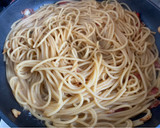 和風蒜香海鮮意粉的食譜步驟4照片