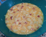 Foto del paso 5 de la receta: Tortilla de papas, jamón y queso al horno