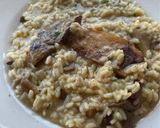 A picture of step 4 of Porcini Mushroom Risotto.