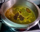 A picture of step 3 of Drumstick or Moringa Leaves and Sweet Corn Soup.
