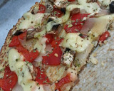 Foto del paso 9 de la receta: Pizza saludable (veggie)