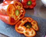 A picture of step 2 of Stuffed Peppers with Rice.