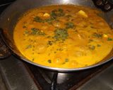 A picture of step 4 of Paneer butter Masala.