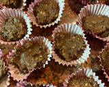 Foto del paso 5 de la receta: BOMBONES de Boniato zanahoria, dátiles, chocolate y frutos secos (sin azúcar agregada y nutritivos)