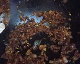 A picture of step 2 of Squid masala koonthal masala.
