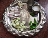 A picture of step 1 of Green Chutney.