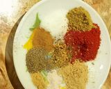A picture of step 1 of Peri Peri Mayo Vegetable Wrap.