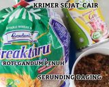 Gambar langkah 1 resipi Roti Bakar Serunding Daging.