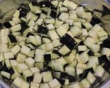 A picture of step 1 of Excellent! Eggplant and Bacon Cream Pasta.