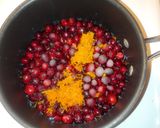 A picture of step 3 of Nan's Orange Cranberry Compote.