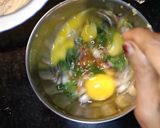 A picture of step 1 of Left Over Chappati Egg Roll.