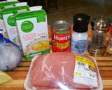 A picture of step 1 of Mike's Hobo Pork Stew.
