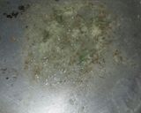 A picture of step 2 of Pakora kadhi.