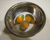 A picture of step 3 of Crustless Quiche with Spinach.