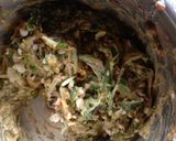 A picture of step 2 of Okra chutney.