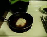 A picture of step 3 of Fried Meatloaf Patties.
