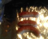 A picture of step 1 of Mandys breakfast sandwich.