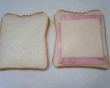 A picture of step 1 of For Breakfast! Super Easy Ham and Cheese Toast Sandwich.