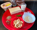 A picture of step 1 of Kadai Kaju Paneer.