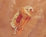 A picture of step 6 of Summer Rolls.