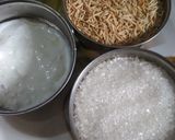 A picture of step 1 of Malai vali mithi seviya.