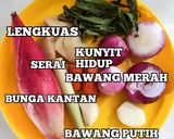 Gambar langkah 1 resipi Asam Pedas Ikan Siakap Tanpa Tumis.