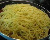 A picture of step 8 of Basic Pasta: Tomato and Eggplant.