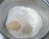 A picture of step 1 of Anko paste Kinako Soy Flour Pain d'Epi.