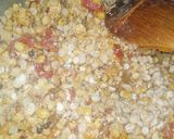 A picture of step 7 of Keema Daal Pulao.