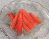 A picture of step 1 of Carrot Dryfruit Chat.