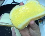 A picture of step 9 of Fantabulous Grilled Ham And Cheese With The Wizzzzz N American.