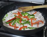 A picture of step 4 of Flavor of the Philippines! Pork Cooked in Coconut Milk.