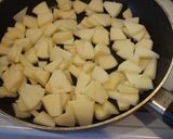 A picture of step 1 of Easy All-Purpose Apple Caramel Sauté.