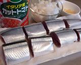 A picture of step 1 of Delicious to the Bones! Pacific Saury in Tomato Sauce.