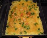 A picture of step 2 of Rolled Omelettes with Chikuwa Fish Cakes and Green Onion for Lunchboxes.