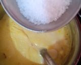 A picture of step 4 of Kashmiri phirni.
