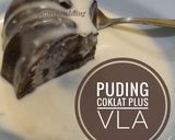 Foto langkah ke 3 dari resep Puding Coklat dan Vla.