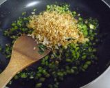 A picture of step 5 of Furikake Daikon Radish Leaves.