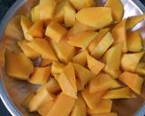 A picture of step 1 of Mango ki sabji.