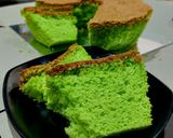 Foto langkah ke 2 dari resep Keto Chiffon Cake Pandan Sugar & Gluten Free.