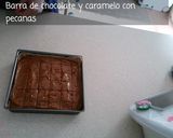 Foto del paso 7 de la receta: Barra de chocolate y caramelo con pecanas TM6