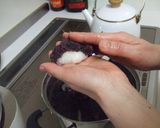 A picture of step 15 of Ohagi with Adzuki Beans and Kinako Powder.